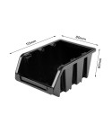 100 Aufbewahrungsbehälter 80 x 115 x 60 mm